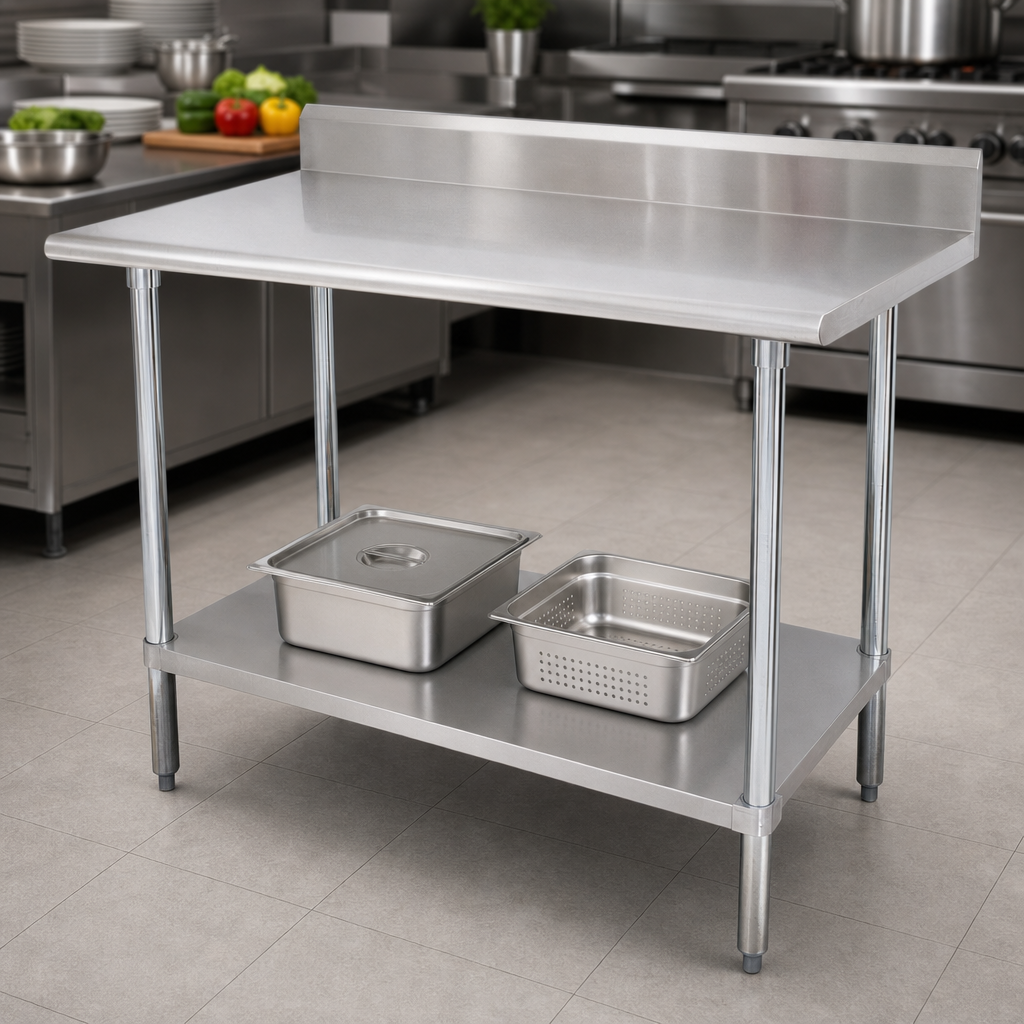 16-Gauge 304 Stainless Steel Top