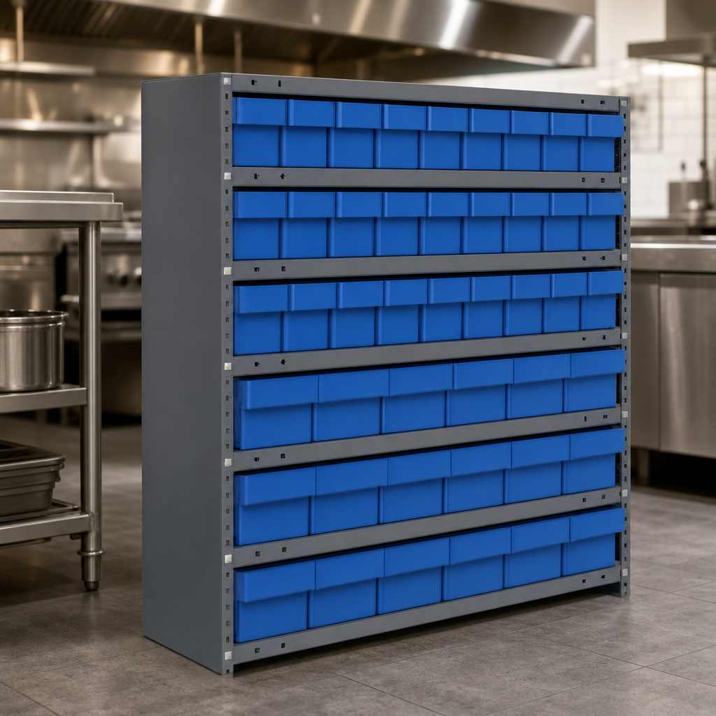 Closed Wire Shelving Design