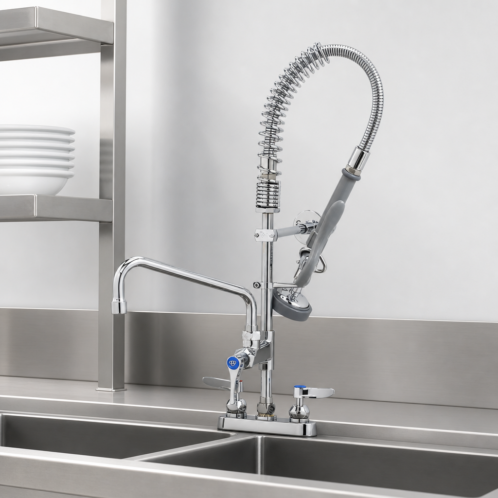 Low-Profile Mini Pre-Rinse Design