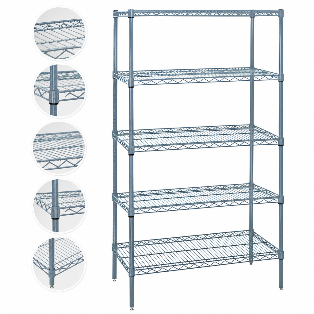 Five Wire Shelves