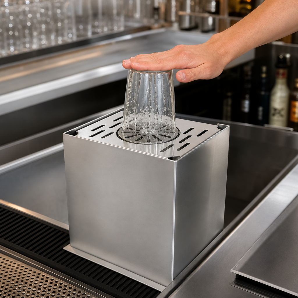 Push-Down Rinser Faucet