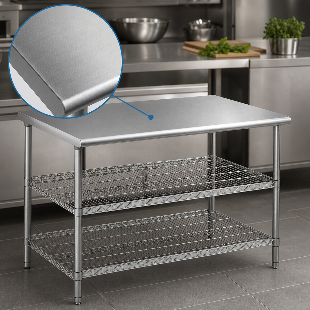 14/304 Stainless Steel Top