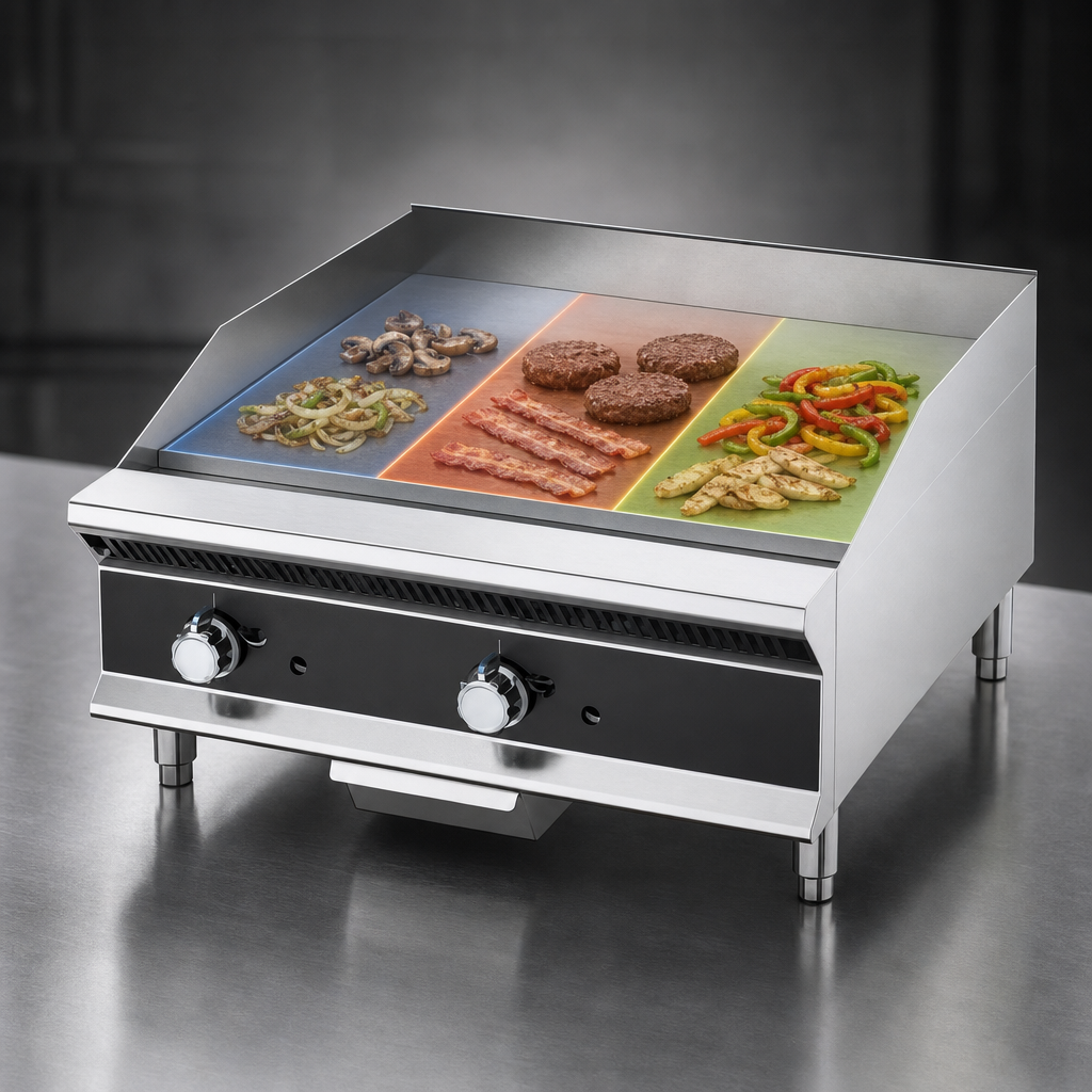 Individually Controlled Heating Zones