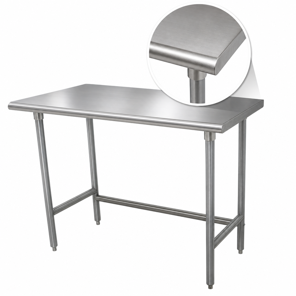 16-Gauge 304 Stainless Steel Top