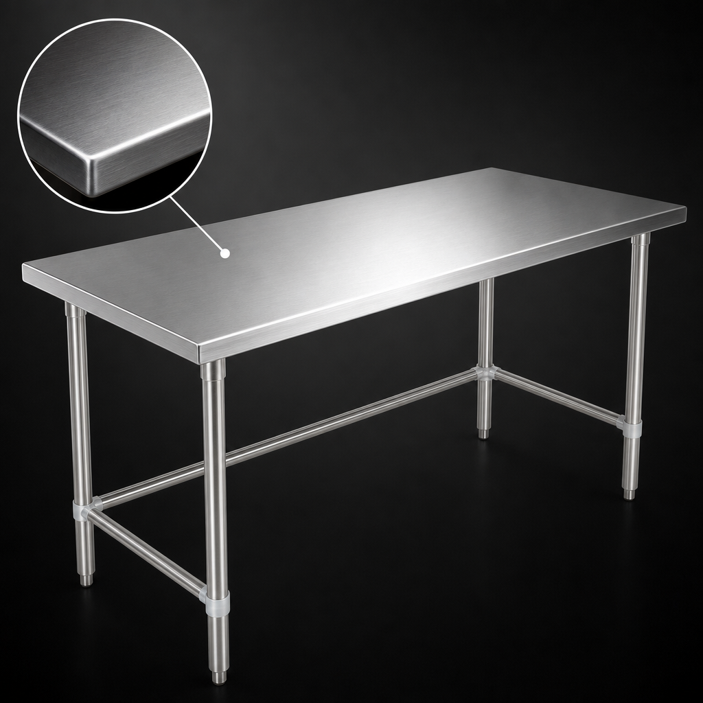 16-Gauge Stainless Steel Top