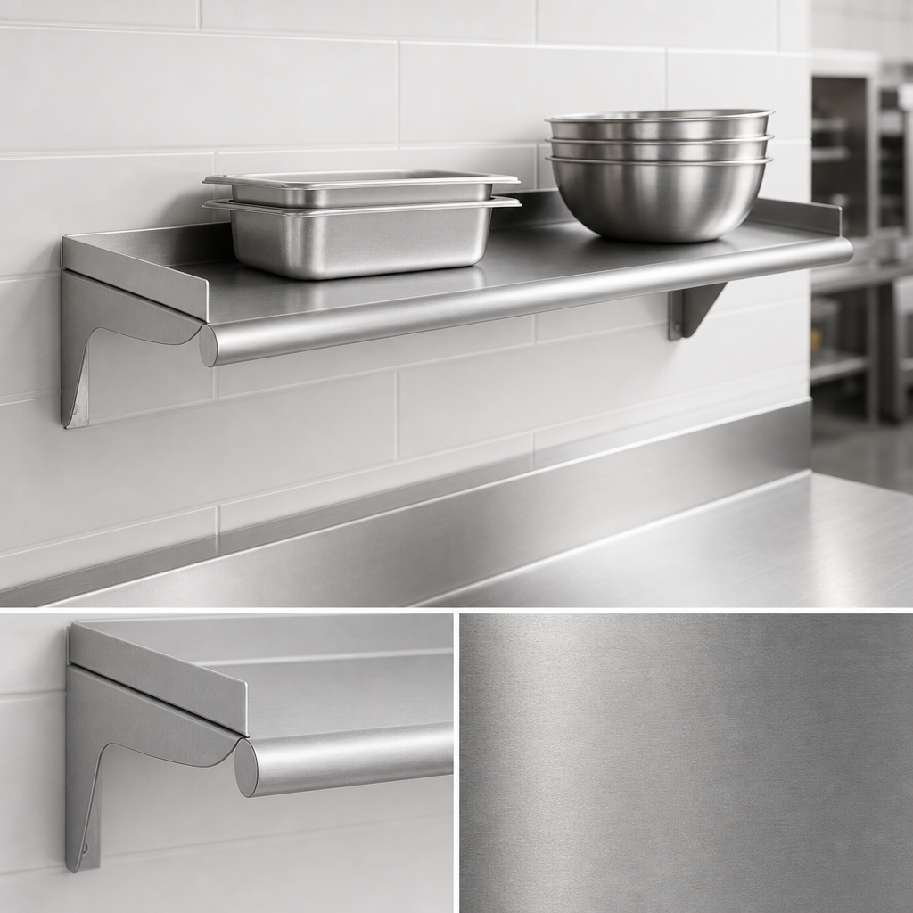 16-Gauge Type 430 Stainless Steel Construction
