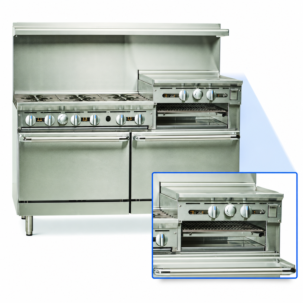 24-Inch Raised Griddle/Broiler