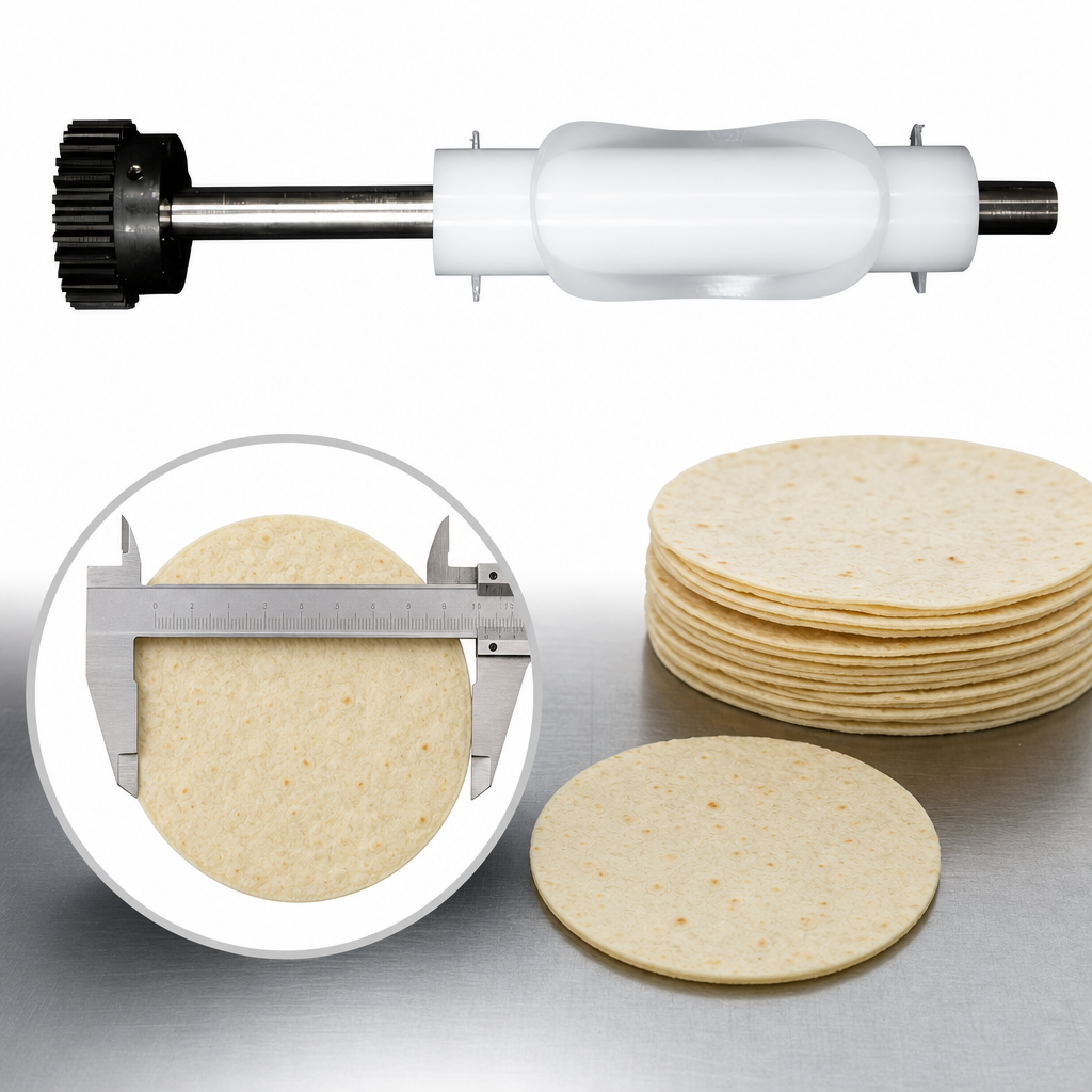 Cooked Tortilla Size