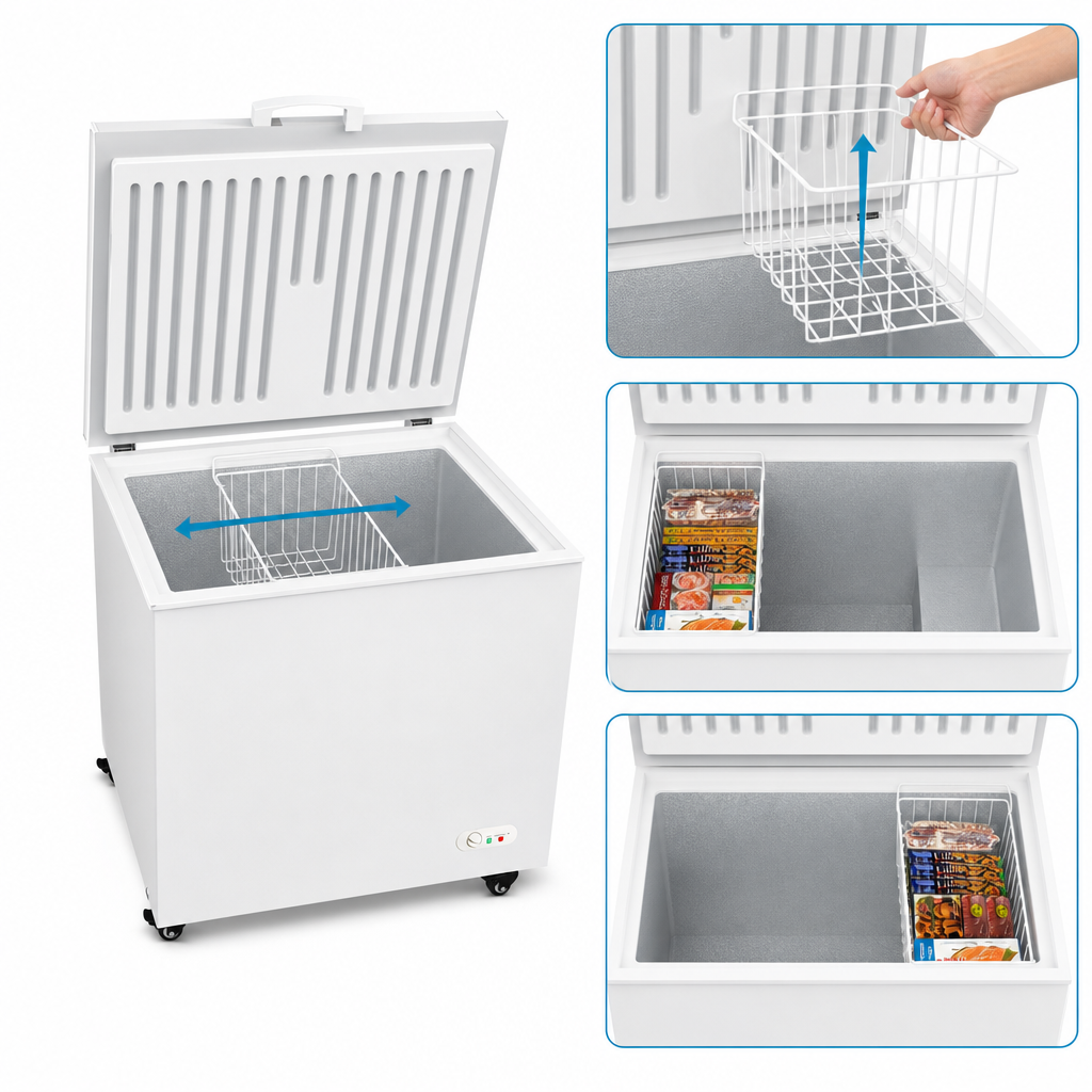 Movable Wire Storage Basket