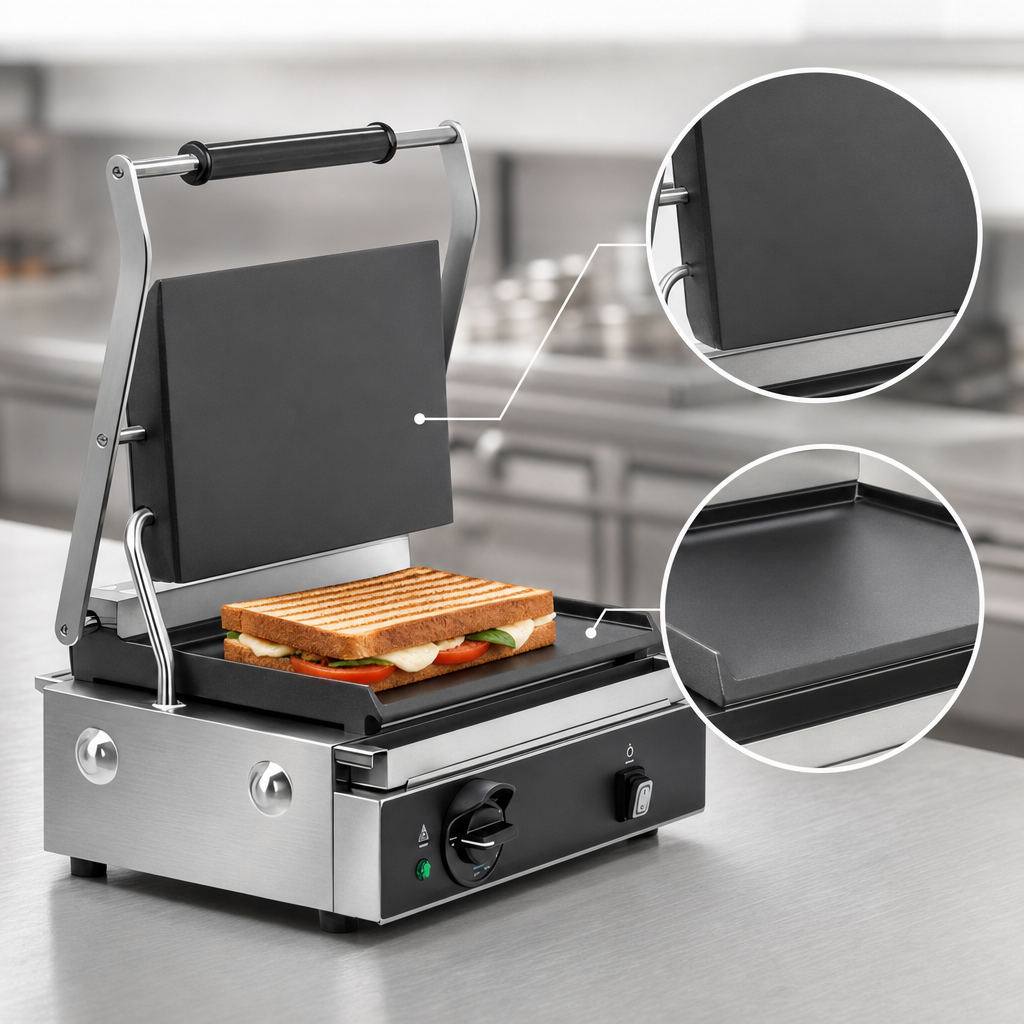 Smooth Top and Bottom Plate Configuration