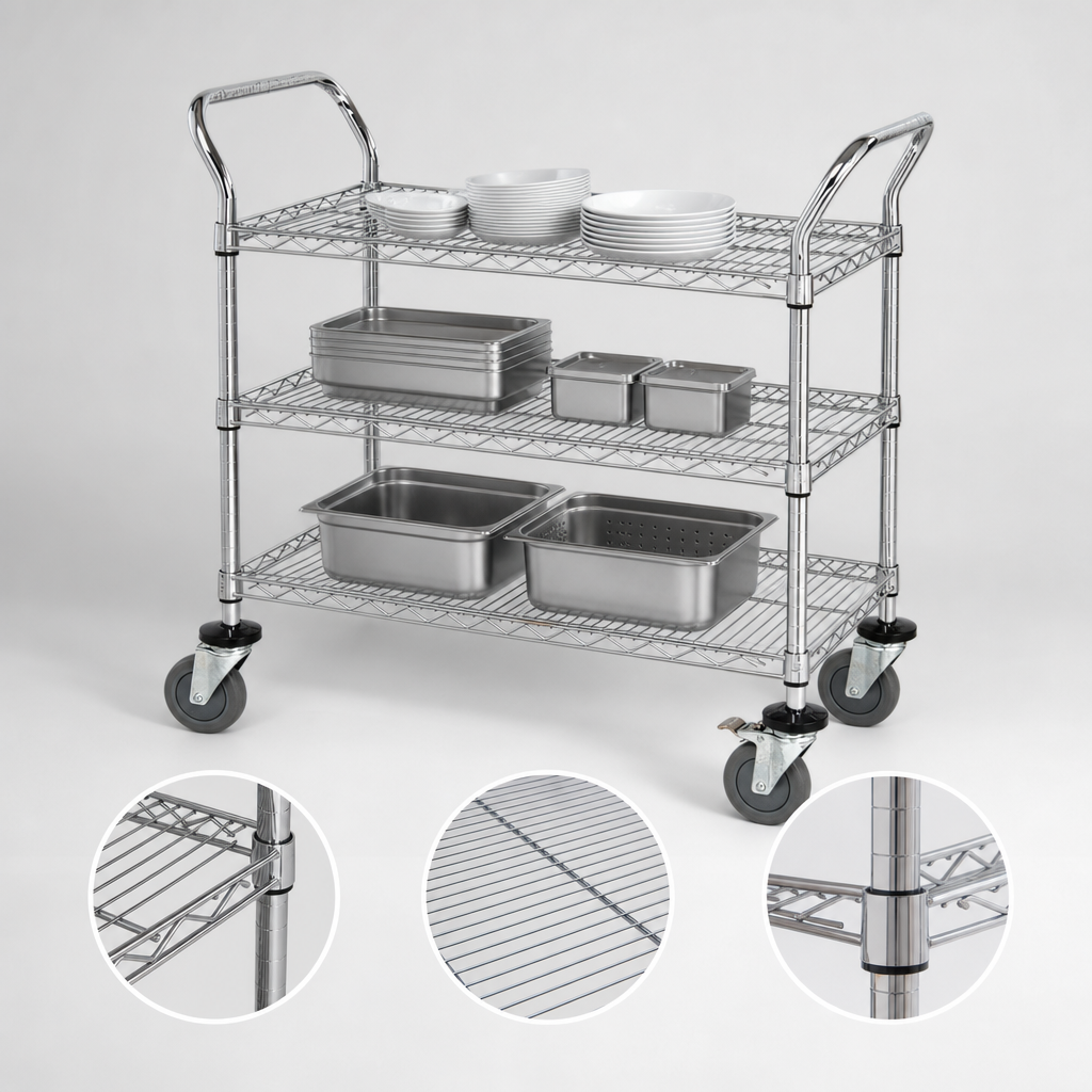 Three Wire Shelves