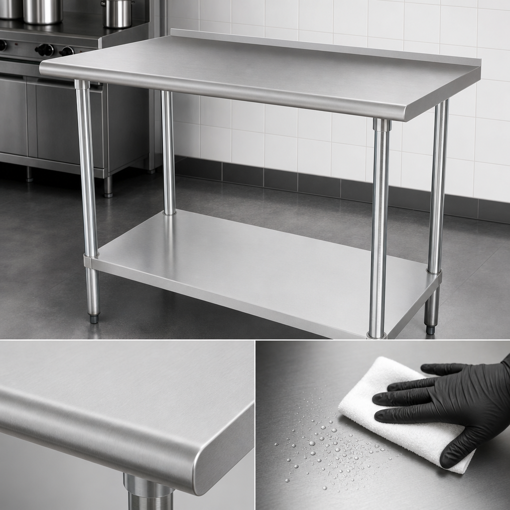 304 Stainless Steel Work Surface
