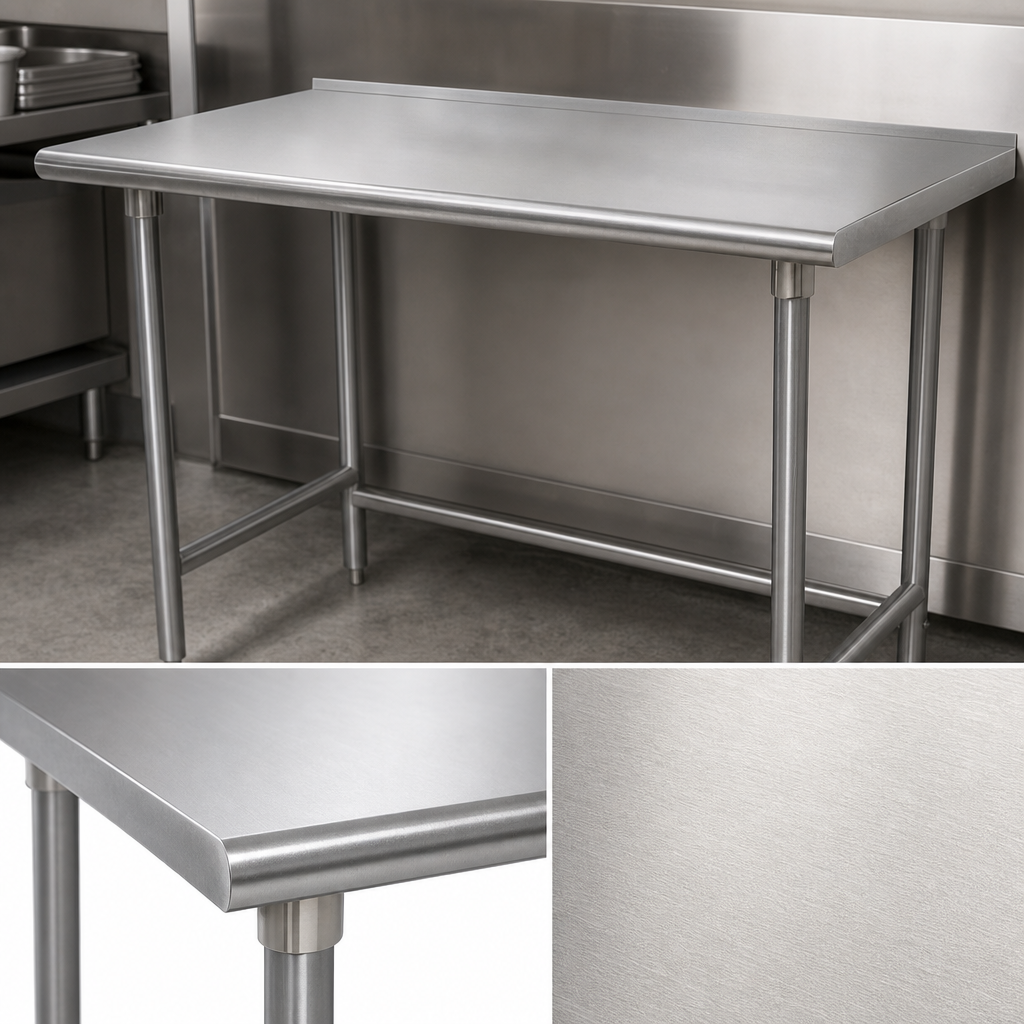 16-Gauge 430 Stainless Steel Top