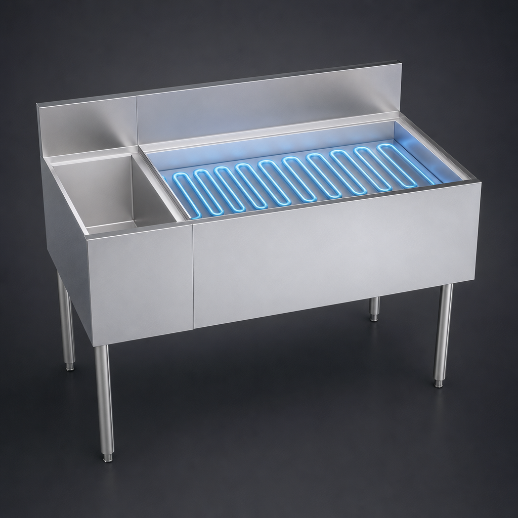 Built-In 10-Circuit Cold Plate
