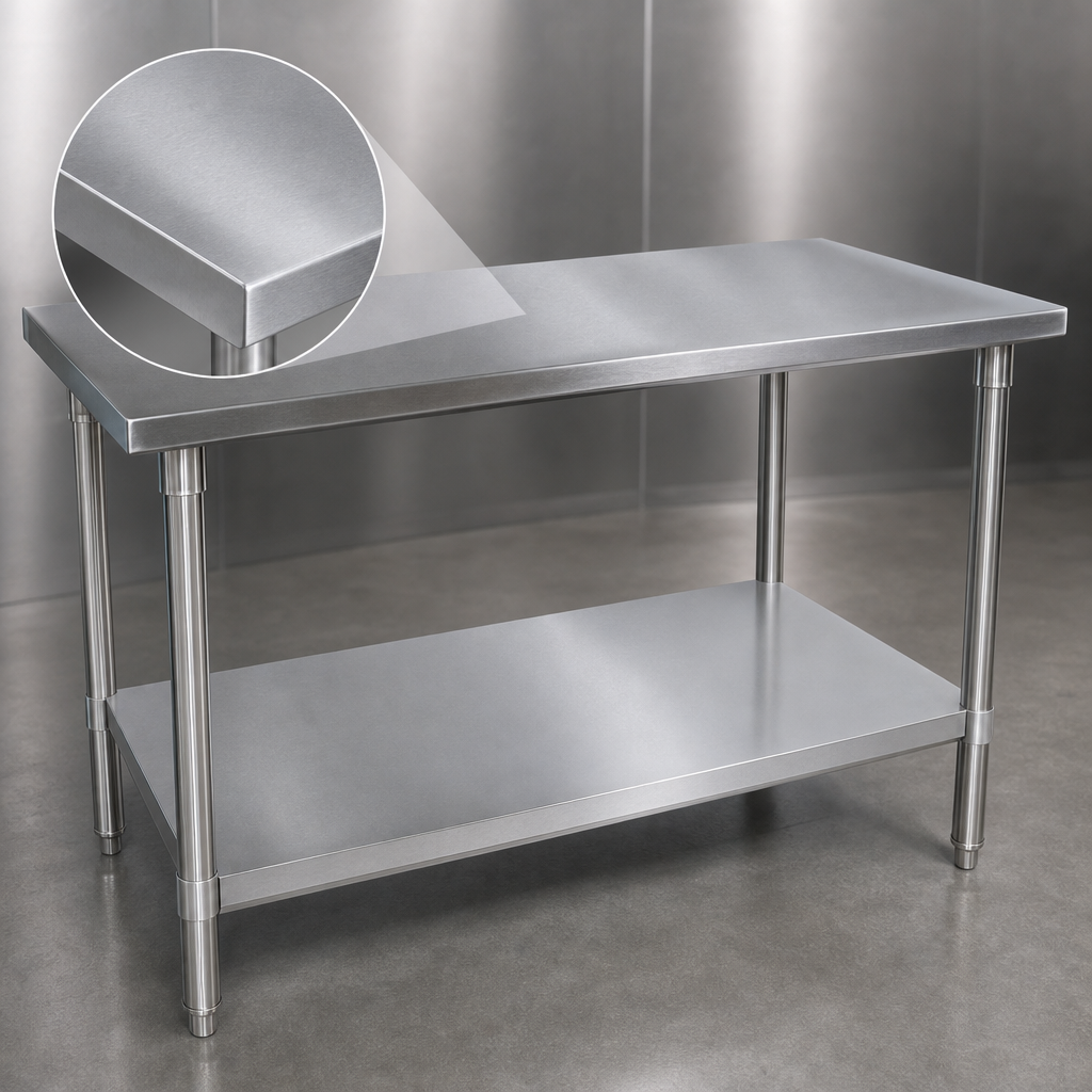 16-Gauge Stainless Steel Top