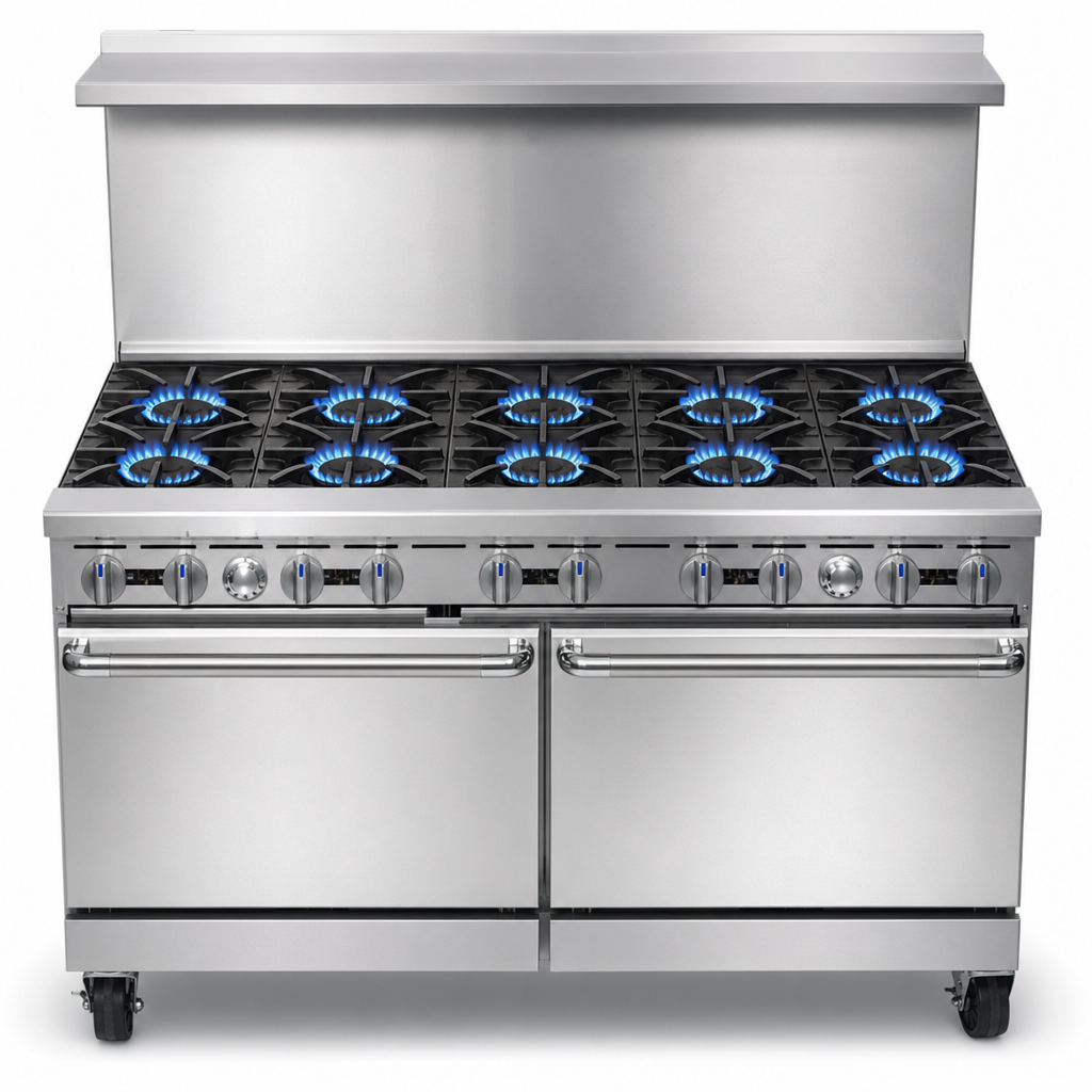 Ten Open Burners