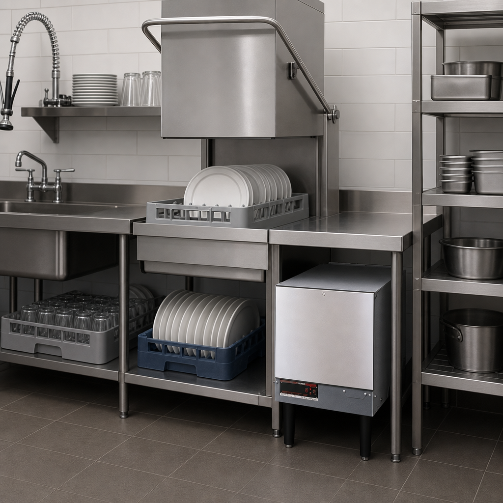 Compact Dishwasher Booster Design