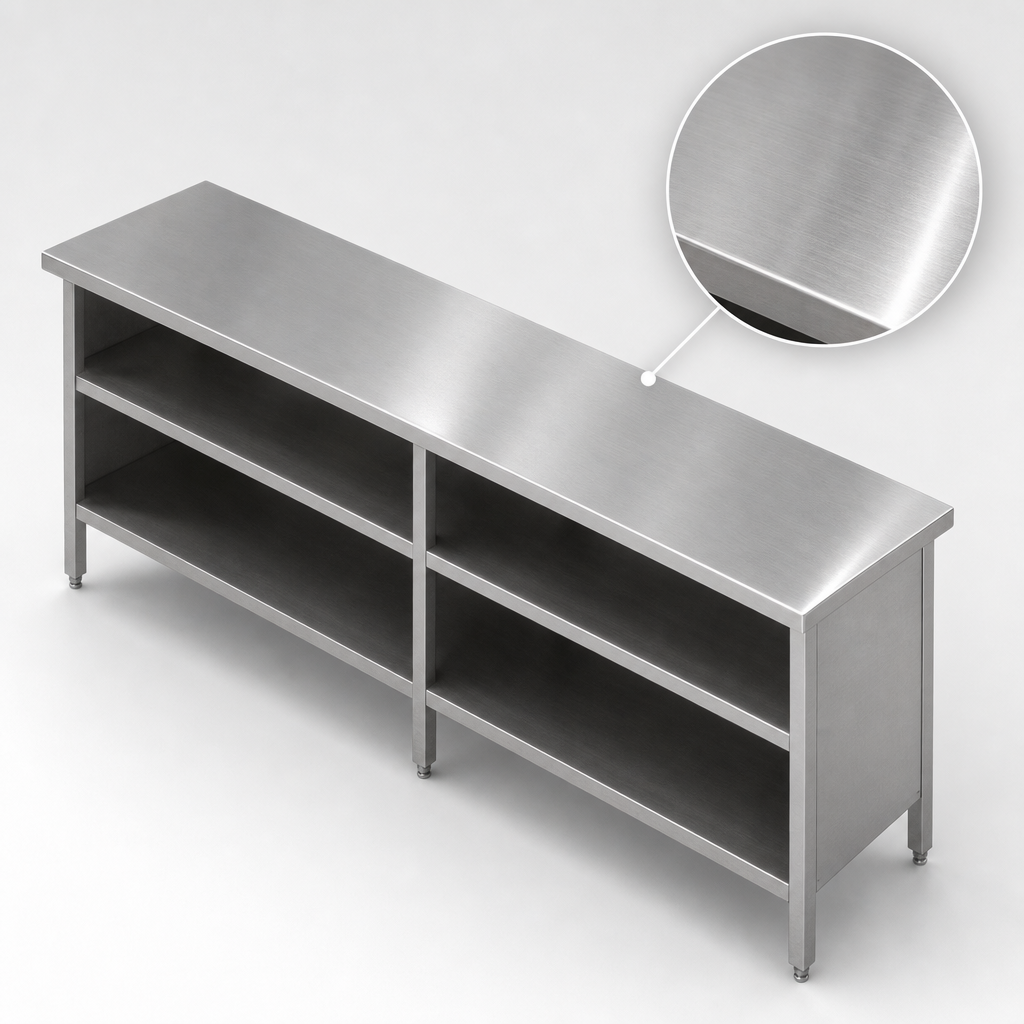 16 Gauge Stainless Steel Top