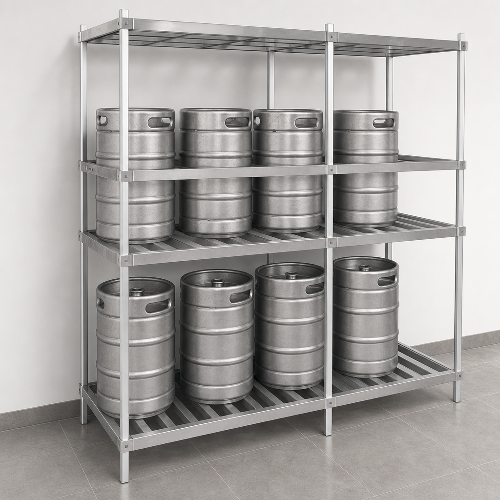 8-Keg Capacity