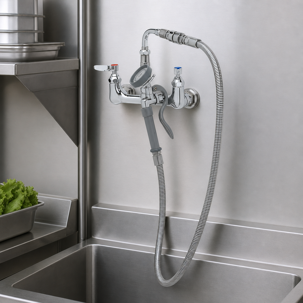 Wall-Mount Mixing Faucet