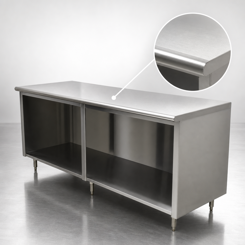 16-Gauge 304 Stainless Steel Top