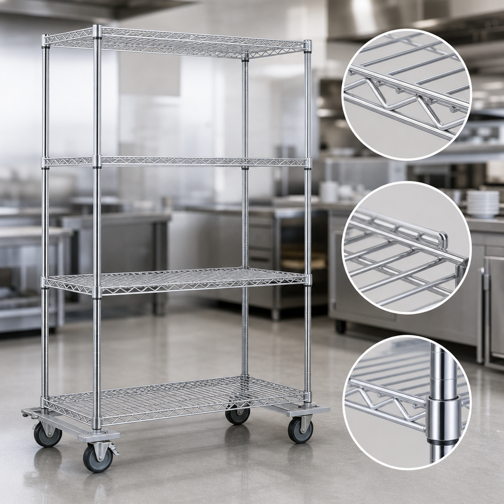 Patented QuadTruss Shelves