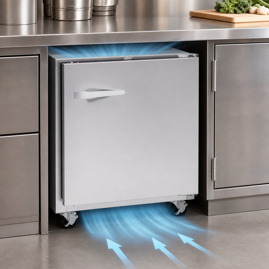 Front-Breathing, Self-Contained Refrigeration