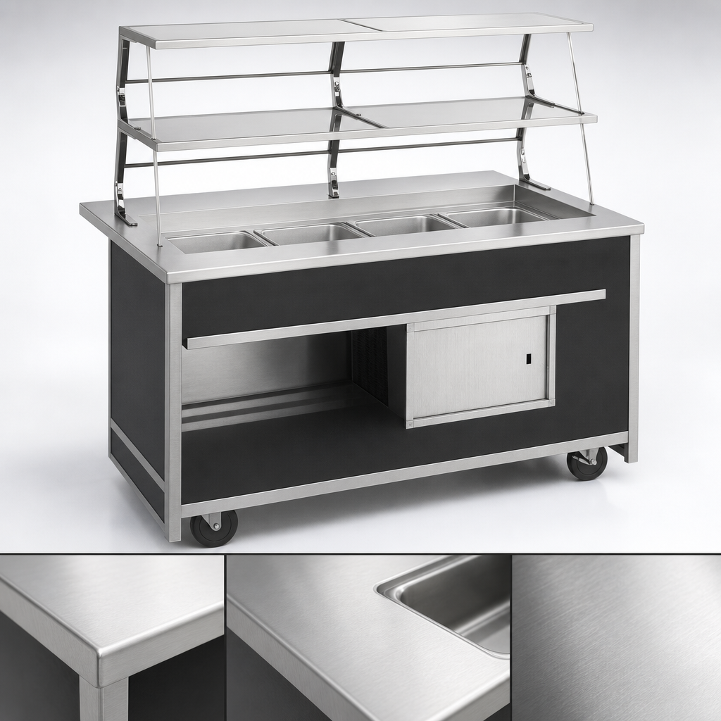 Heavy-Duty Stainless Steel Top