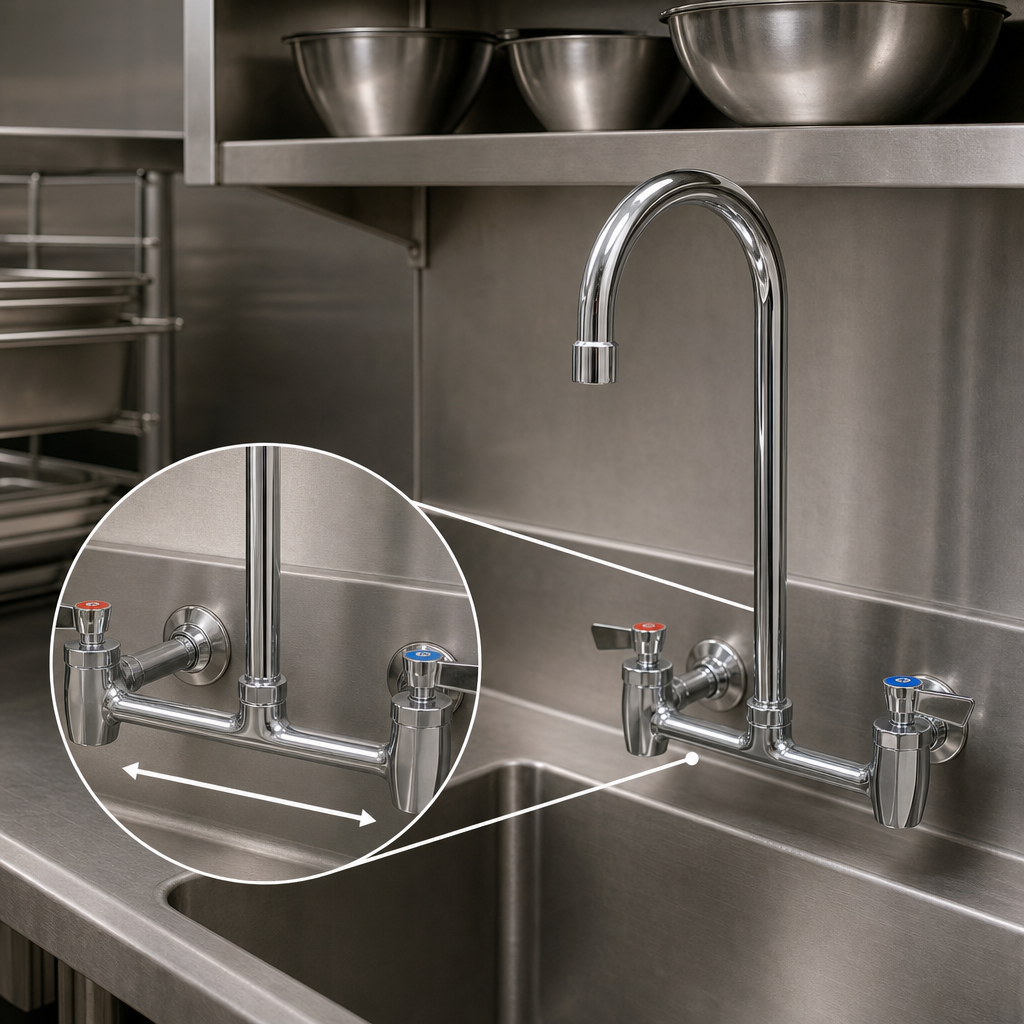 8-Inch Backsplash Mount Design
