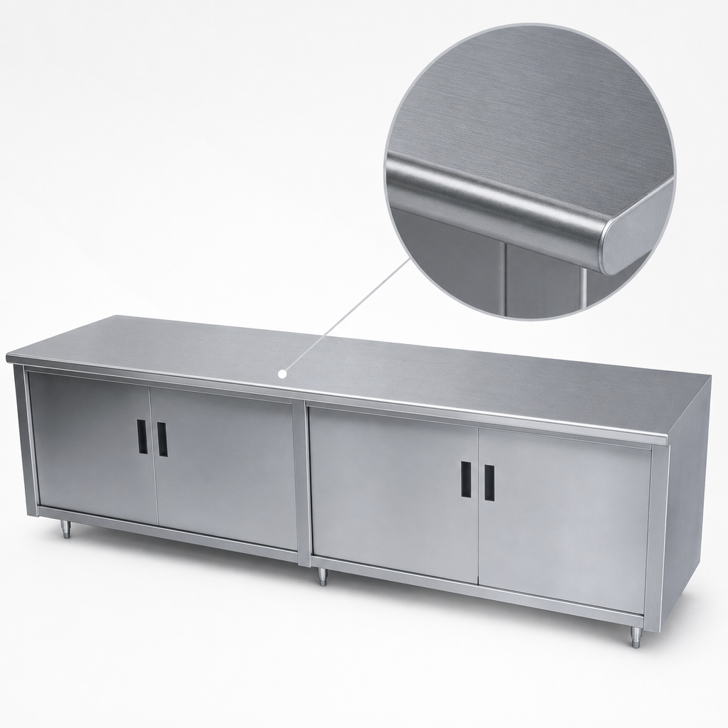 14-Gauge 304 Stainless Steel Top