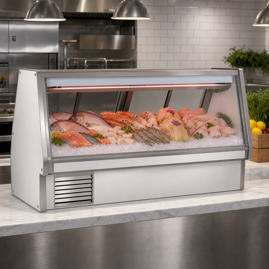 Double-Duty Fish and Poultry Display