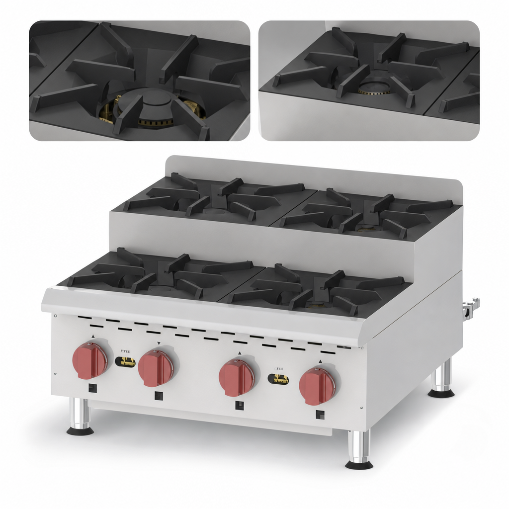Four-Burner Configuration