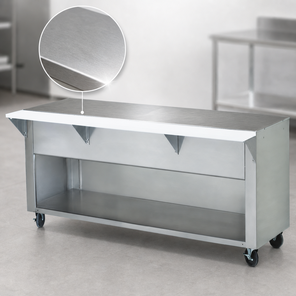 20-Gauge 302 Stainless Steel Top