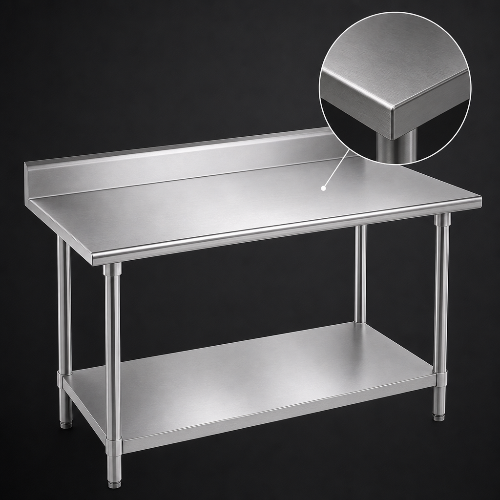 14 Gauge 304 Stainless Steel Top