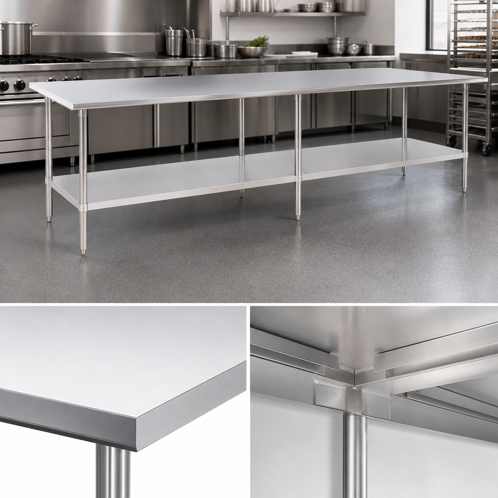 18/400 Stainless Steel Reinforced Top