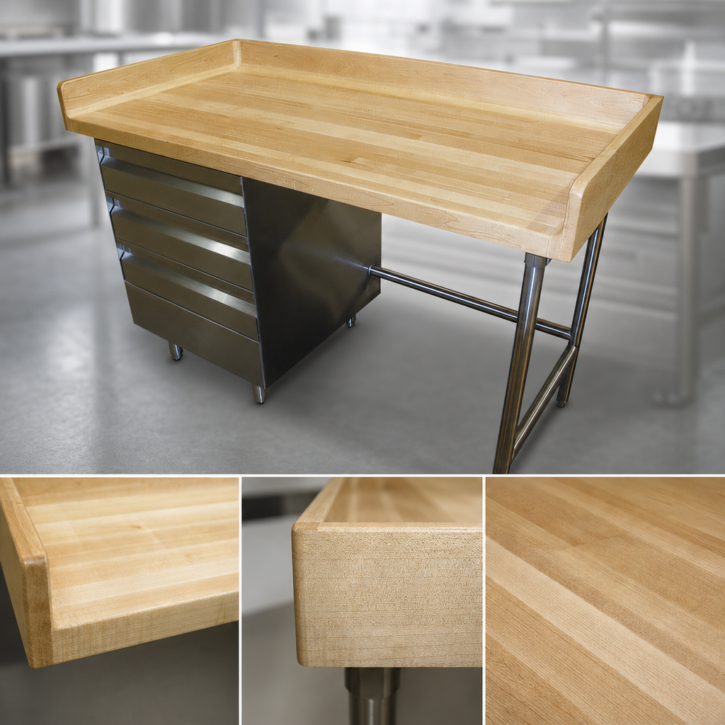 Wood Butcher Block Top