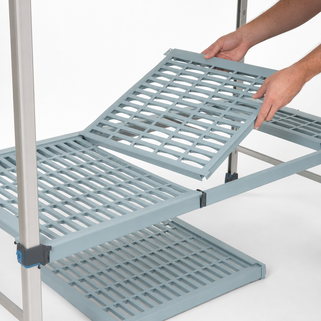 Removable Open-Grid Shelf Mats