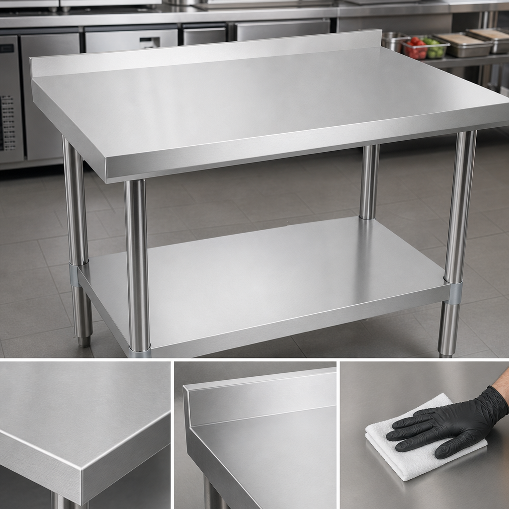 18 Gauge 18/430 Stainless Steel Top