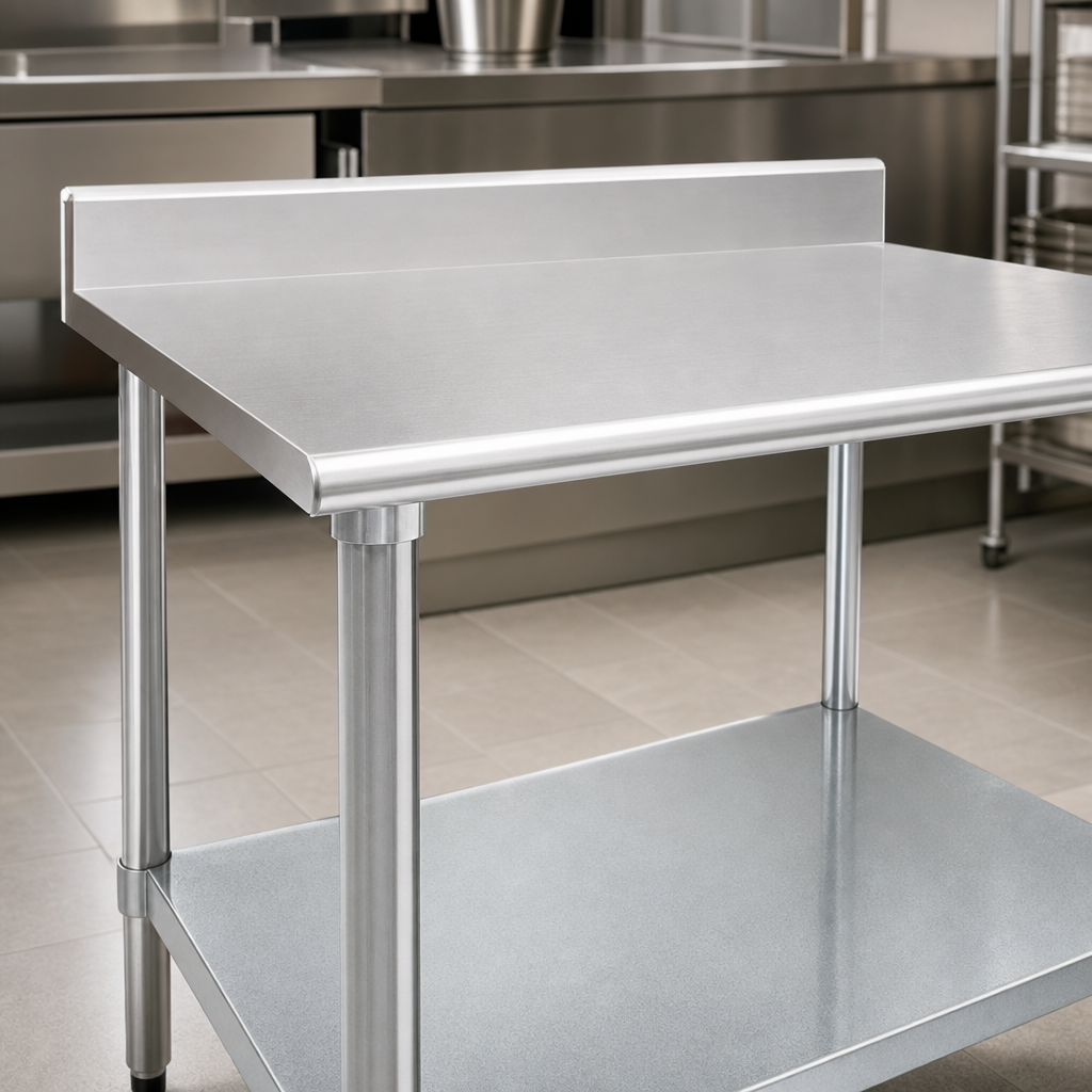 Heavy-Gauge 430 Stainless Steel Top
