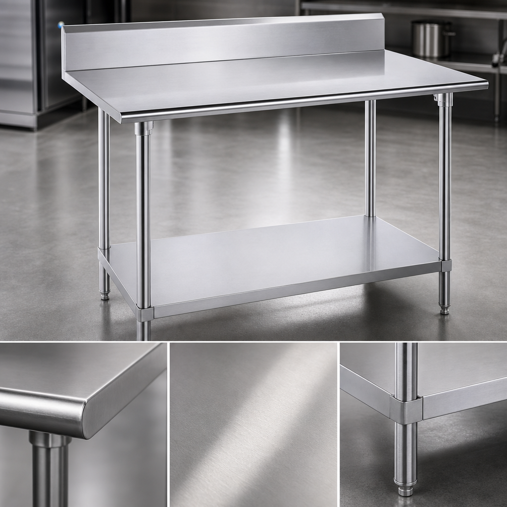 16-Gauge 430 Stainless Steel Top