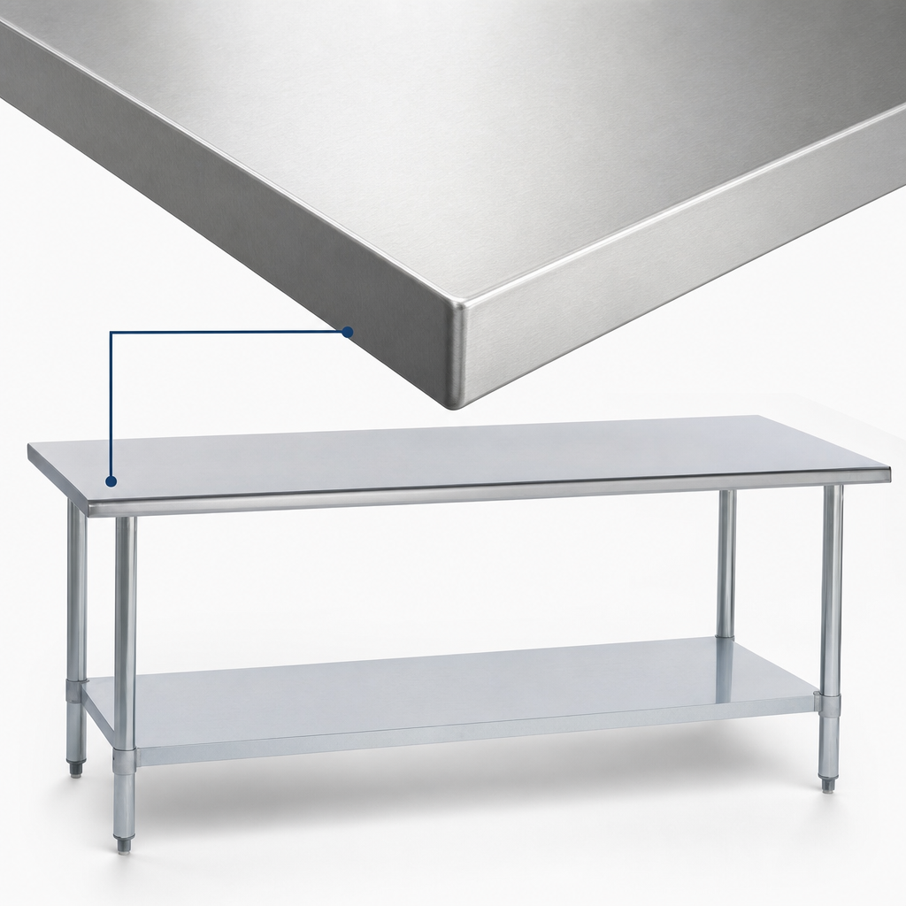 14-Gauge 300 Series Stainless Steel Top