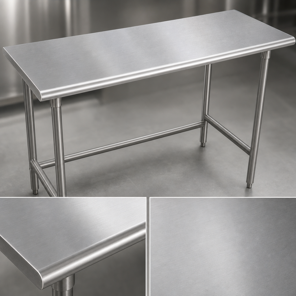 14-Gauge 304 Stainless Steel Top