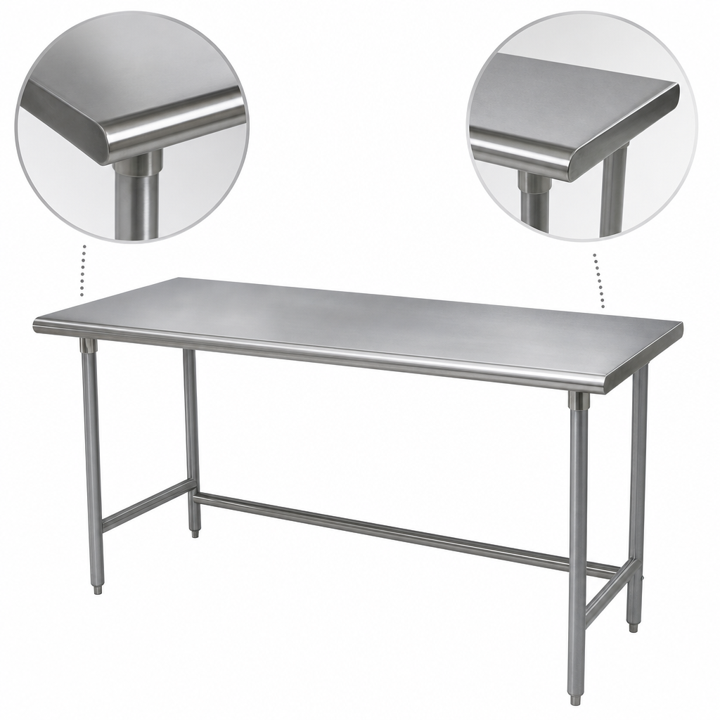 Sanitary Rolled Rim Edges