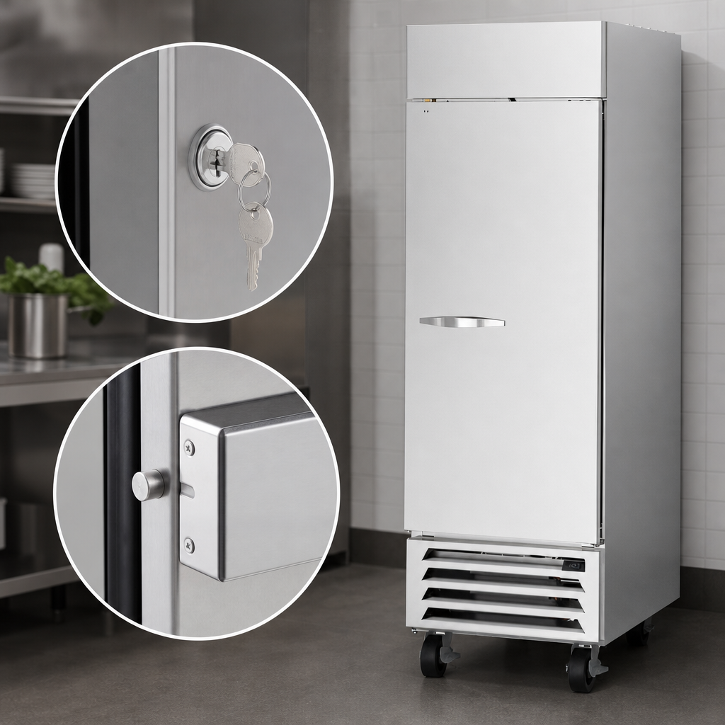 Lockable Right-Hand Solid Door