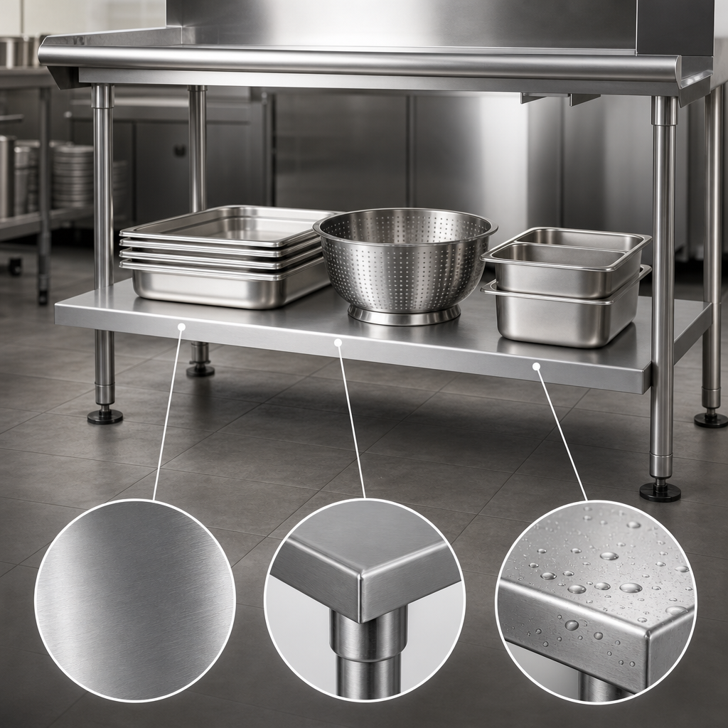 18/300 Stainless Steel Shelf