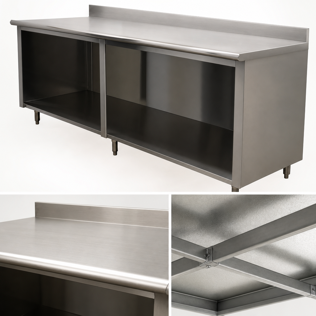 16 Gauge 304 Stainless Steel Top