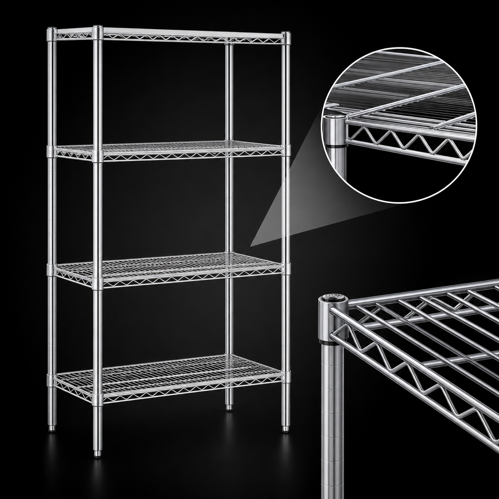 Patented QuadTruss Shelves