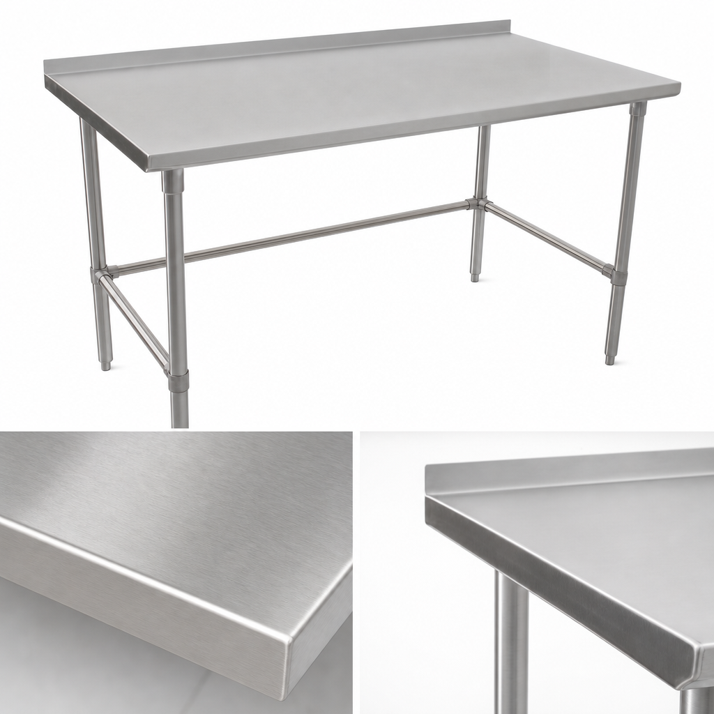 16-Gauge Stainless Steel Top