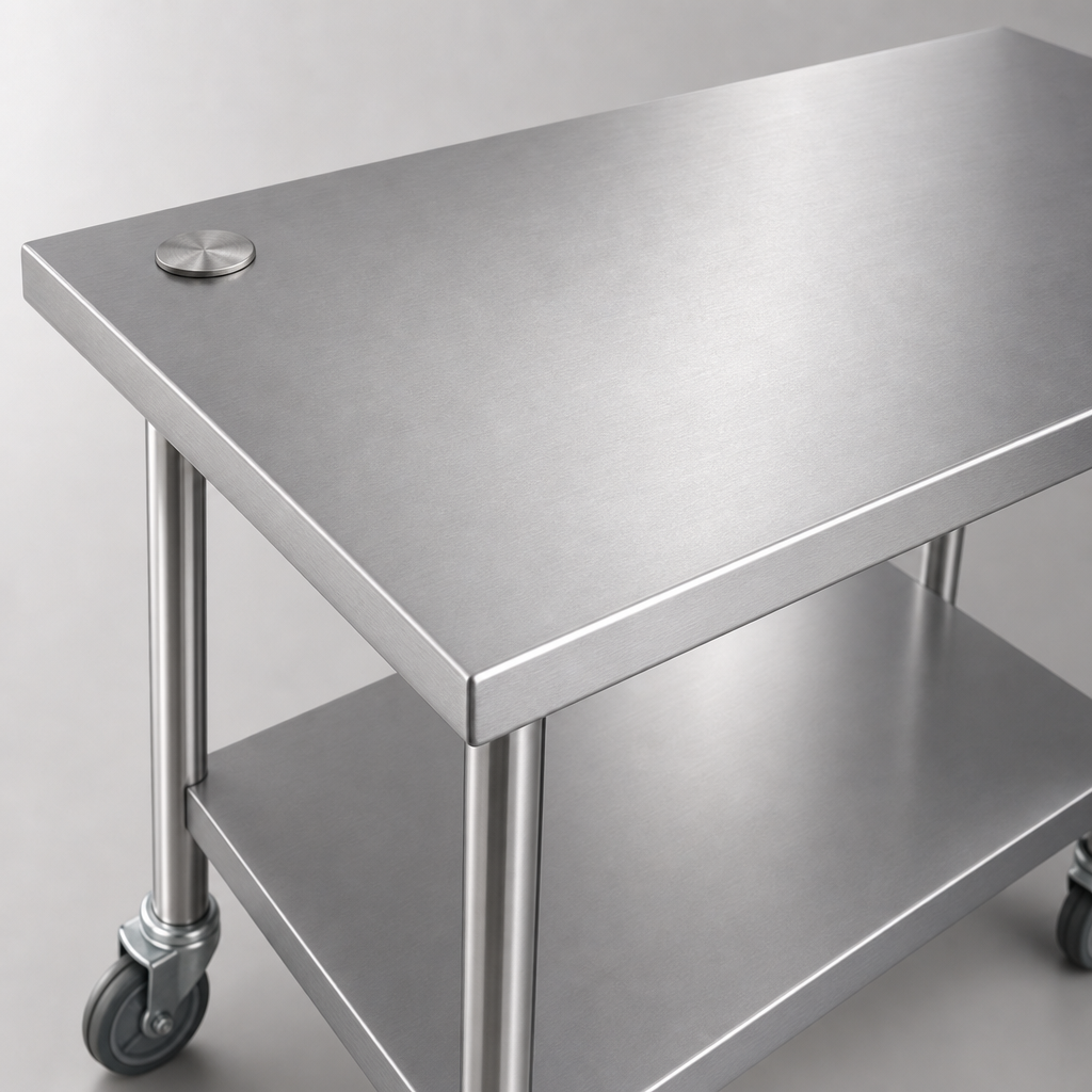 14-Gauge Stainless Steel Top