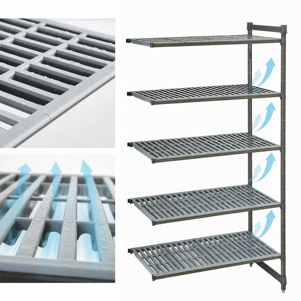 Vented Polypropylene Shelf Plates